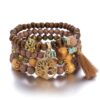 Unisex: Tree of Life Bracelet (Brown shade)